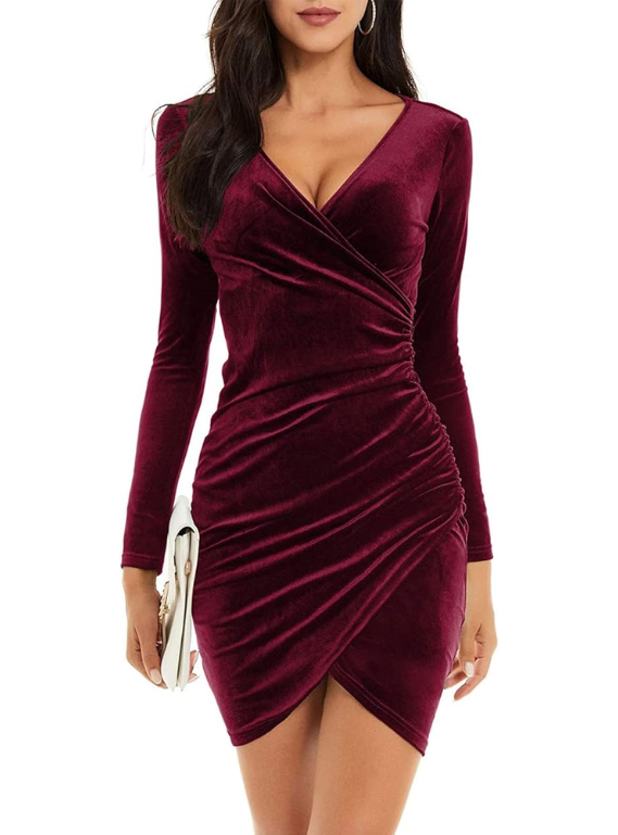 Lucy | Velvet Mini Dress