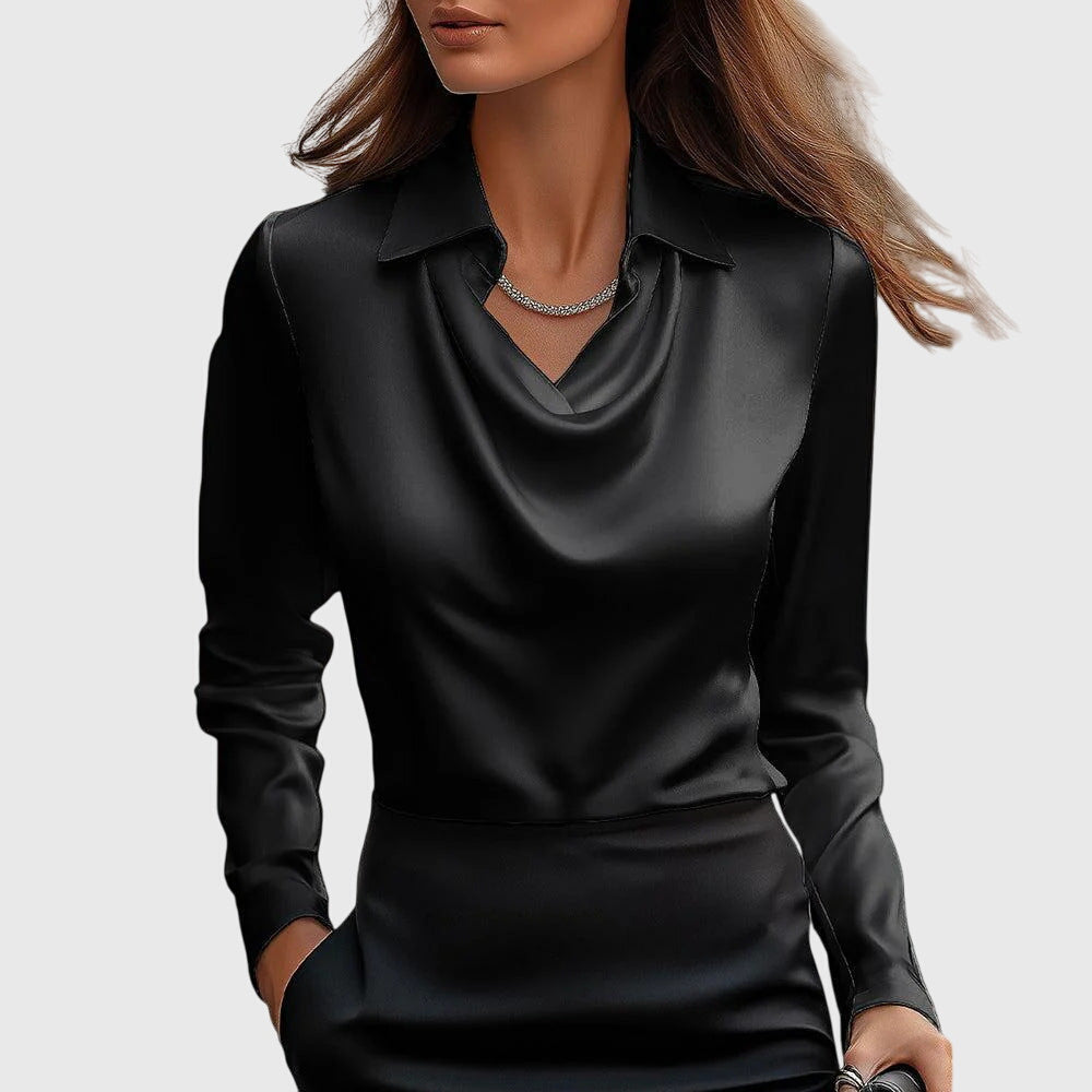 Brookly - Elegant Satin Blouse