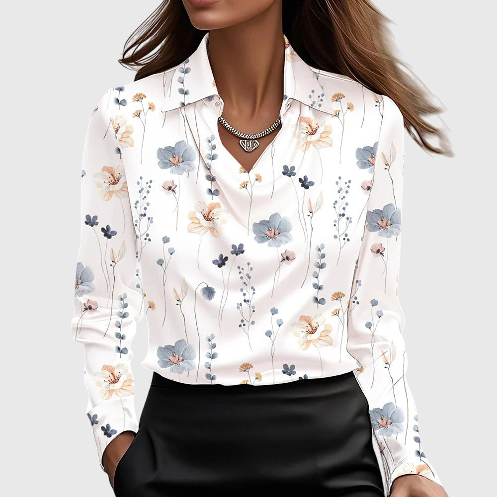 Brookly - Elegant Satin Blouse