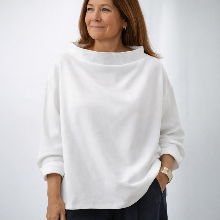 Ellyse | High-Neck Casual Top