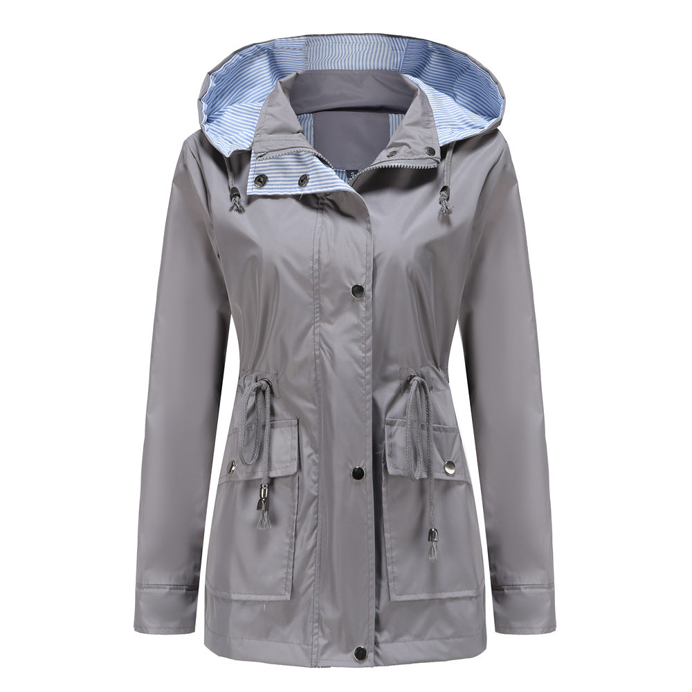 Clara | Hooded Waterproof Raincoat