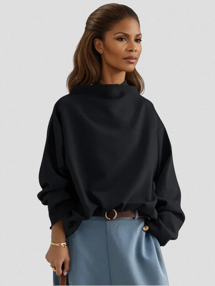 Ellyse | High-Neck Casual Top