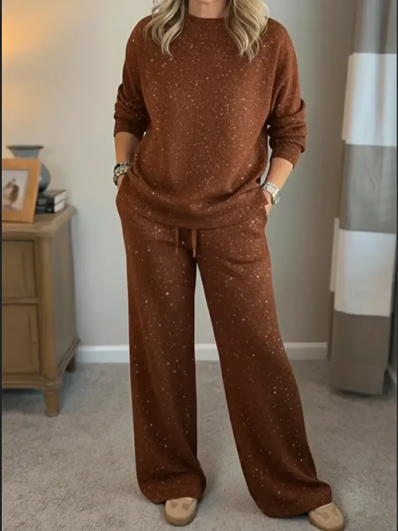 Lonne | Shiny Loungewear Set