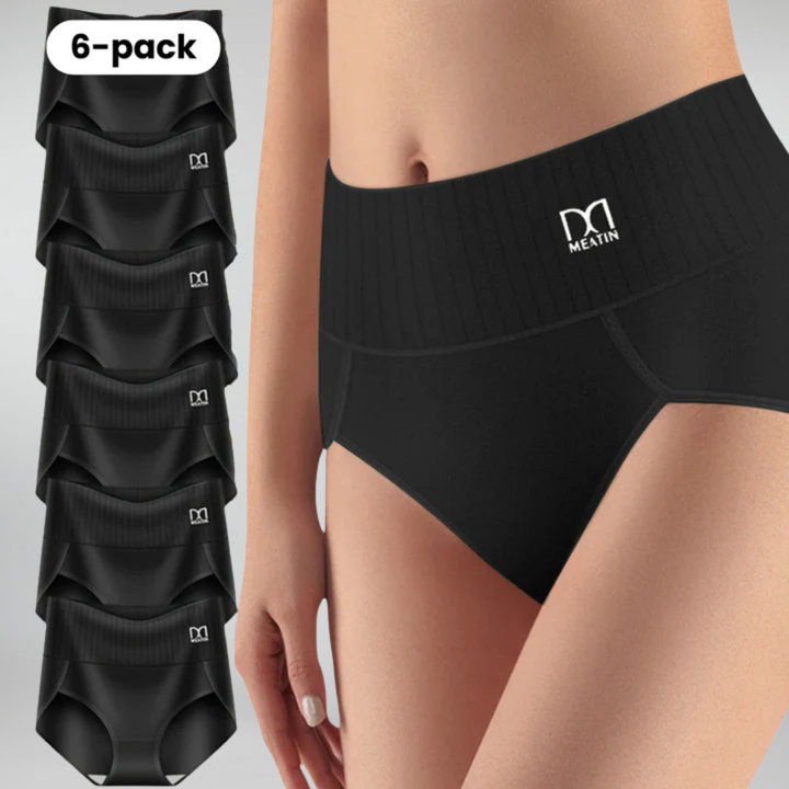 Shaplux™ | Confezione da 6 slip comodi a vita alta