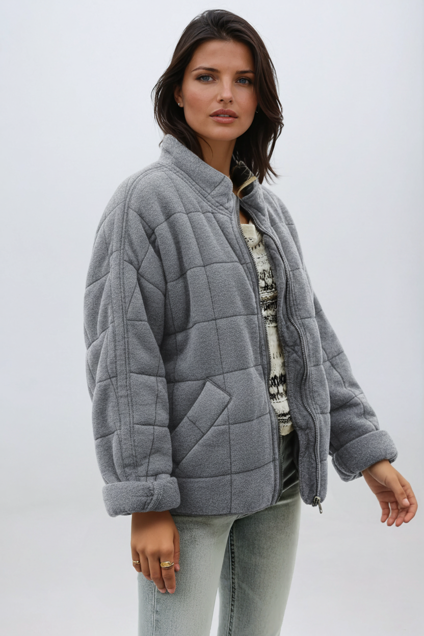 Lily | Oversized Quilted Jacket