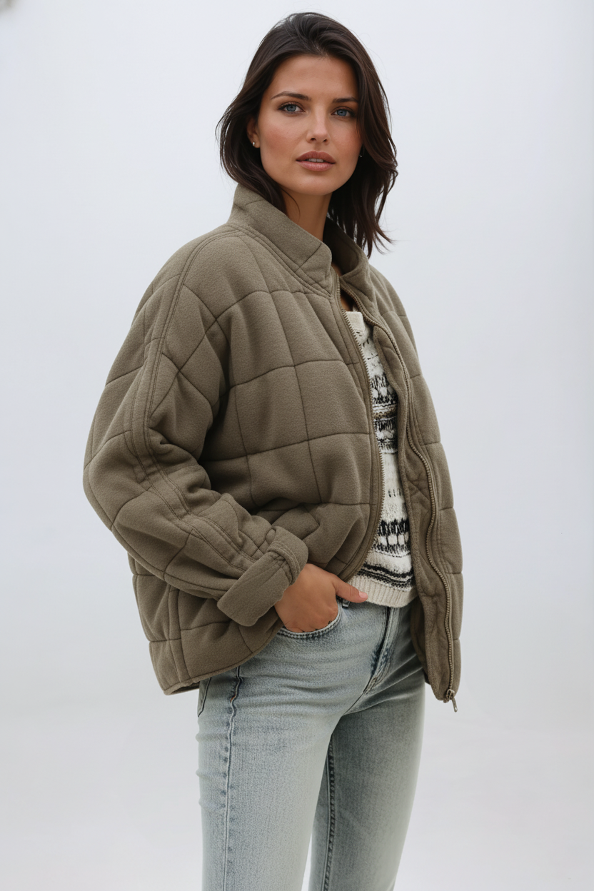 Lily | Oversized Quilted Jacket