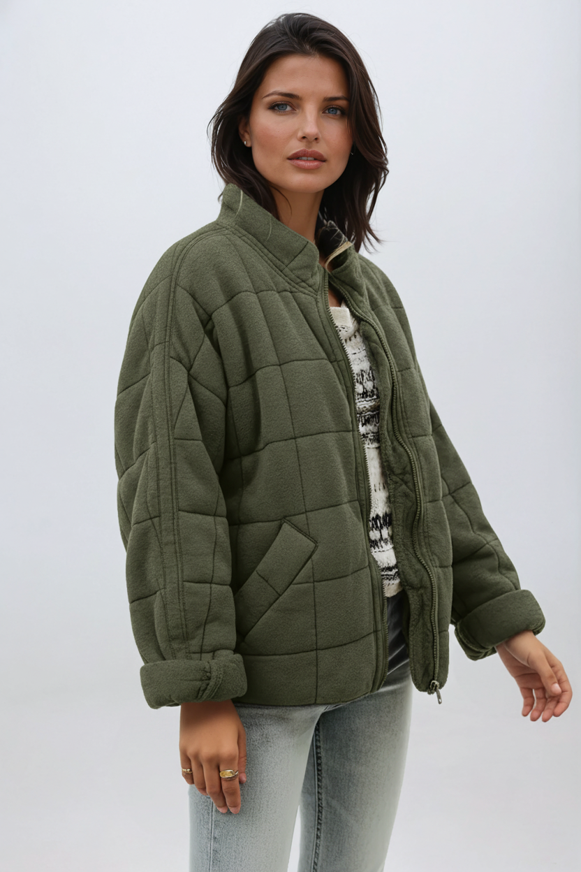 Lily | Oversized Quilted Jacket
