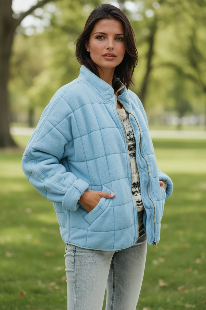 Lily | Oversized Quilted Jacket