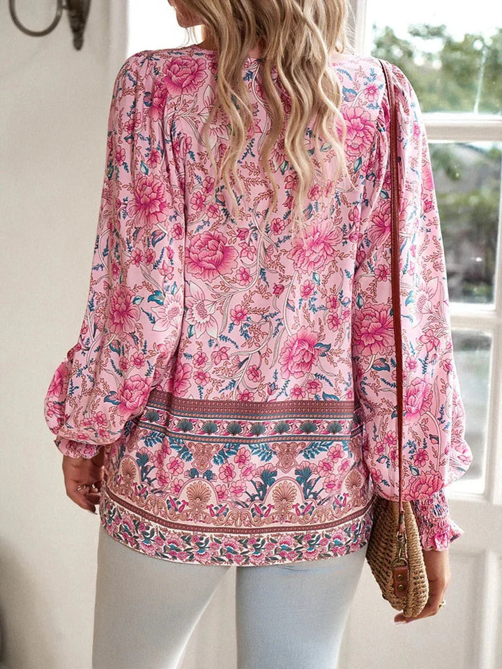 Lux - Light Floral Pattern Top