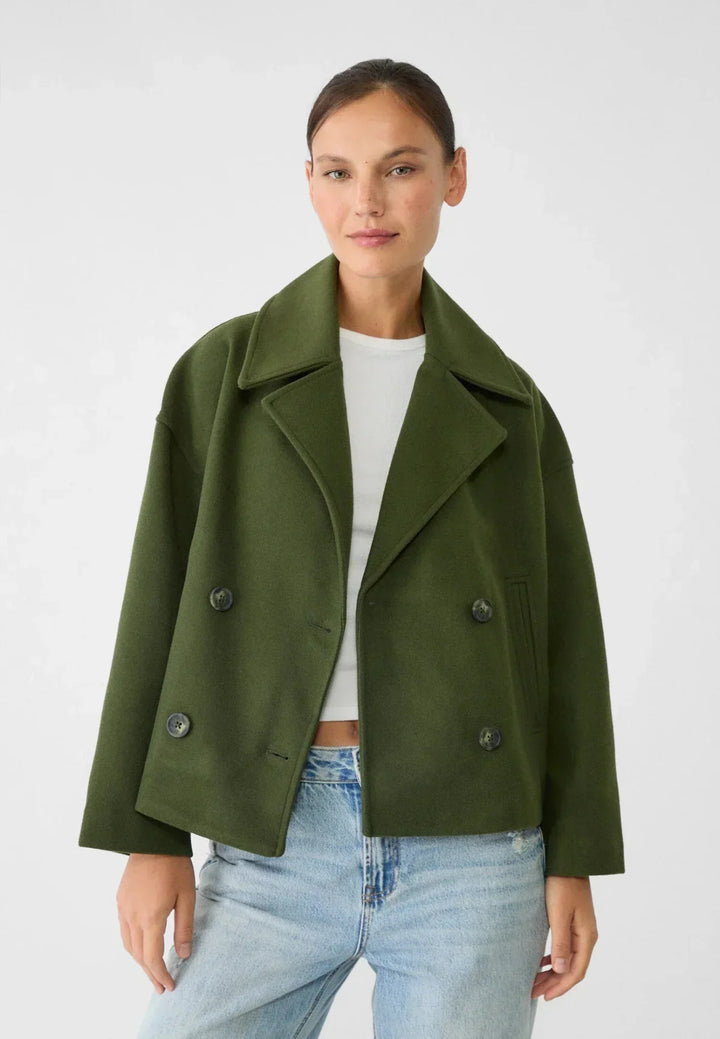 Isabelle | Short Double-Breasted Coat