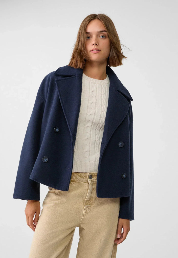 Isabelle | Short Double-Breasted Coat